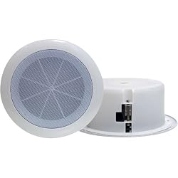 Pyle Home PDICS6 6.5-Inch Full Range In-Ceiling Flush Mount Enclosure Speaker