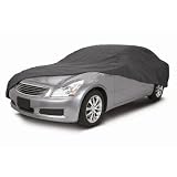 41bTNsH8axL. SL160  Classic Accessories 10 013 251001 00 OverDrive Polypro 3 Charcoal Mid Size Sedan Car Cover