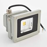 Buy 10 Watt LED Waterpoof Outdoor Security Floodlight 85-264V AC,warm white, 3701WW by LEDwholesalers