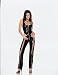 Vinyl Lace Up Bustier With Scalloped Neck And Lace Up Back