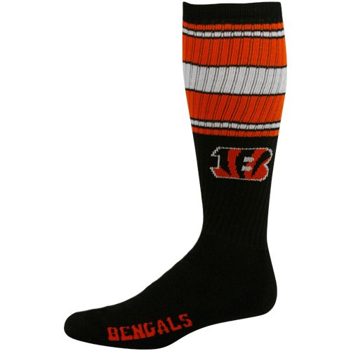 Cincinnati Bengals Black Super Tube Socks