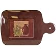 Chardonnay cutting board with handle, 100% melamine European design