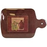 Chardonnay cutting board with handle, 100% melamine European design