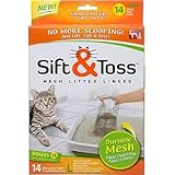 As Seen On TV Sift & Toss Mesh Litter Liners(Size-Large) 14 liners