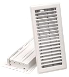 Imperial Manufacturing RG0247 4 inch x 10 inch White Floor Register