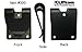 Heavy-Duty Fixed Belt Clip (#300) - Plastic Clip with Adhesive