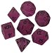 Glow in The Dark Purple 16mm Polyhedral Dice Set
