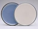 Denby Blue Jetty Bread & Butter Plate, Cornflower Interior/Navy Exterior