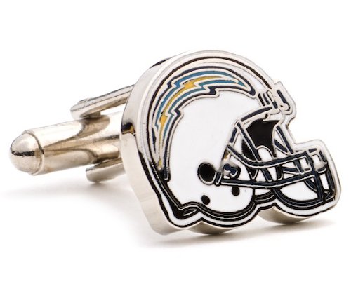 San Diego Chargers Helmet Cufflinks