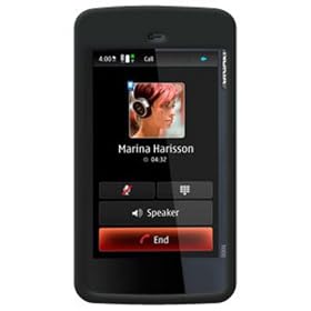 Amzer Rubberized Snap On Crystal Hard Casefor Nokia N900 (Black)