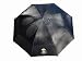 GustBuster Metro Automatic 43" Black Umbrella with "Charming Owl" North Avenue Logo