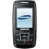 Samsung E250D Orange Pre-Pay Mobile Phone Including £10 airtime-Black