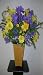 Iris, Daisies & Wildflowers Silk Floral Arrangement