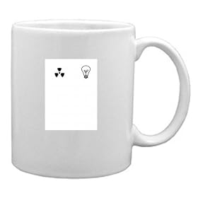 Mug with nuke light bulb by SHOPZEUS