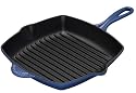 Le Creuset Cast Iron Square Grill, Graded Blue, 26 cm