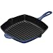 Le Creuset Cast Iron Square Grill, Graded Blue, 26 cm