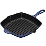 Le Creuset Cast Iron Square Grill, Graded Blue, 26 cm