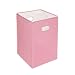 Badger Basket Folding Storage Bin Hamper in Pink