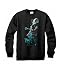 Twilight Zone - Eyes with Rod Serling - Black Leightweight Crewneck Sweatshirt