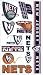 Set of 6 Sheets of New Jersey Nets Temporary Tattoos