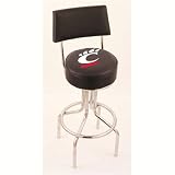 Cincinnati Bearcats 30 Tulip base Swivel Bar Stool with 4 Thick Seat