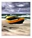 Abstract Boat Before Ocean Storm Scenic Photographic Poster Print by Elaine Plesser, ...