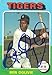 Autograph Warehouse 95821 Ben Oglivie Autographed Baseball Card Detroit Tigers 1975 Topps Mini No. 344