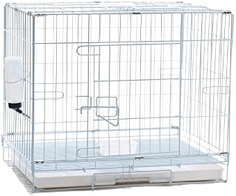 Guinea Pig Bunny Rabbit Portable Small Animal Travel Carrier Cage, 24 by 17 by 20 inch H