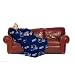 New York Giants Adult Comfy Throw Blanket with Sleeves