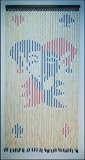 Wooden Beaded Door Curtain ~ Joker Wild ~ Hand Painted ~ Fits Standard Door Way ~ Approx 31 Strands