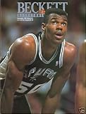 Beckett Basketball Monthly (price guide) magazine, November 1991 issue 16 David Robinson cover, Clyde Drexler on back