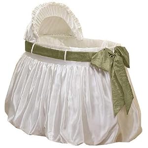 Baby Doll Shantung Bubble Bassinet Set
