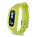 Excelvan OLED Smart Healthy Sport Bracelet Bluetooth V4.0 Wristband with Pedometer/Tracking Calorie/Remote Capture/Sleep Monitoring / Compatible with Android and IOS (Yellow green)