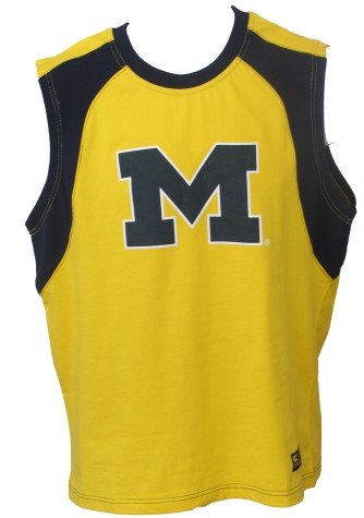 Buy Men`s Michigan Wolverines Showcase Sleeveless Tshirt