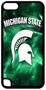 NCAA Michigan State Spartans University Smart Phone Cover Cases for iPod Touch 5 Generation 5th - Black Casing for iPod Touch 5 Generation 5th