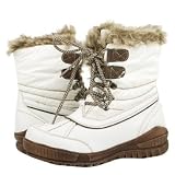 RAIN BOOTS Waterproof Winter Women's White Boots