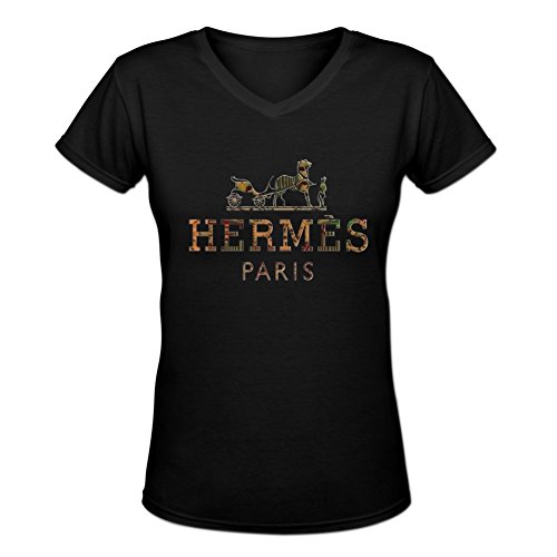 Unlocked Will Women's Customized Gold Hermes V Neck T Shirt