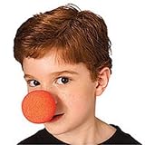 Red Sponge Clown Nose