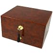 Watch Box Storage Chest For 20 Watches Burlwood Finish by Tech Swiss