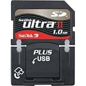 Sandisk SDSDPH-1024-901 1 GB Ultra II SD Plus USB (Retail Package)