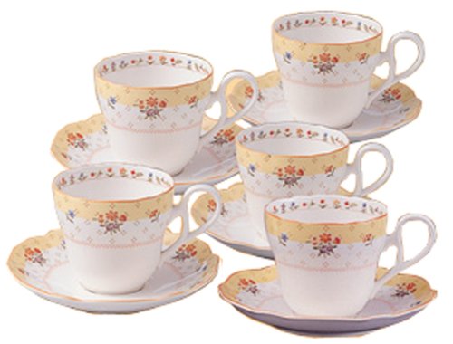 Noritake プリマチャイナ トゥルーラブ コーヒー碗皿 5客 H89589/9438