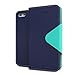 [ iPhone 5C Case] Cellto iPhone 5C Case Wallet Flip Type with HD Screen Protector [Slim Fit] [Navy Mint] Diary Cover/w ID Slot with Premium PU Leather and TPU Dual Layer - EPI Style