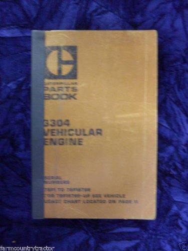 Best Cheap Caterpillar 3304 Vehicular Engine OEM Tractor Parts Manual UEG0797S