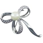SAVE $19.98 - Acrylic Pearl Clover Studded Brooch Pin $19.99