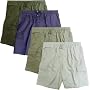 Mens Plain Summer Shorts Cargo Combat Style Active Wear