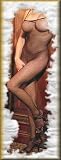 y2 Elegant n Unique - Seamless Fishnet Open Crotch Body Stocking One Size or Queen Plus Size in Black or Red