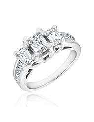 Three-Stone Diamond Ring 2ctw