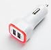 LipiWorld Style LED 2-Port USB Car Charger (Red) RS.179.00
