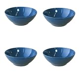 BIA Cordon Bleu Malibu Coupe Soup/Cereal Bowls, Set of 4, Slate