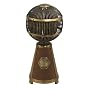 Fanimation FP3320BG Fargo Tabletop Fan, Burgundy Faux Leather/Brushed Brass Finish